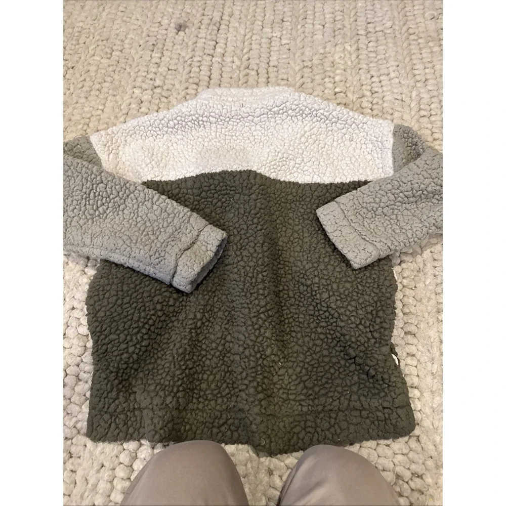 Thread‎ And Supply Quarter Snap Pullover Fleece Camouflage Jacket Women's Small
